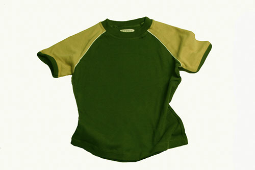 T-SH M/C DONNA RAGL.OLIVA-BEIGE