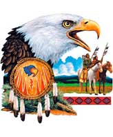 TRANSFER BALD EAGLE/RIDERS