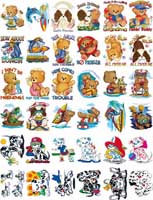 TRANSFER 36 UP MULTI IMAGE ANIMALS