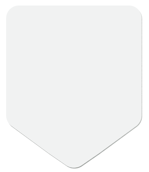 Magnete in Al UN – BANNER Bianco Semi-Lucido