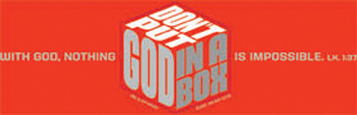 TRANSFER DON’T PUT GOD IN A BOX