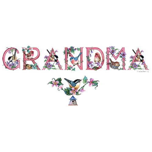 TRANSFER GRANDMA – BIRDS