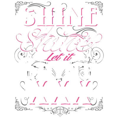 TRANSFER LET IT SHINE (DARKS ONLY)