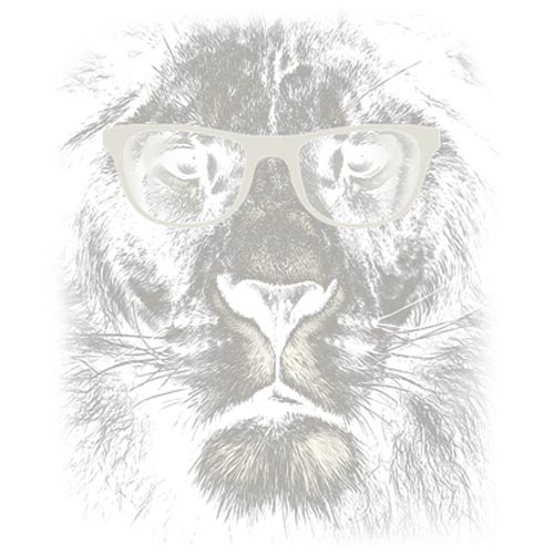 TRANSFER LION GLASSES (DARKS ONLY)..