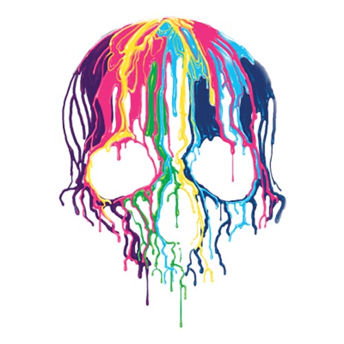 TRANSFER MELTING SKULL
