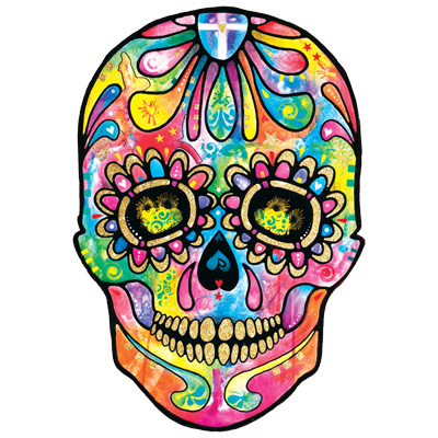 TRANSFER SUGAR SKULL – DAY OF THE DEAD