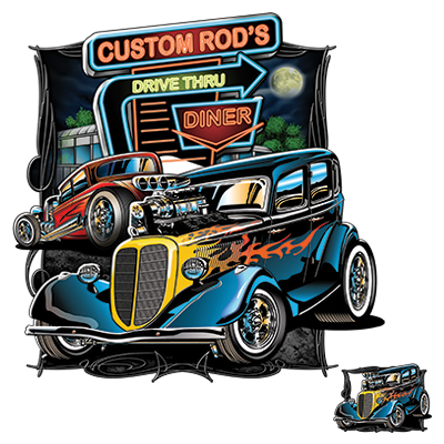 TRANSFER CUSTOM ROD’S DRIVE THRU