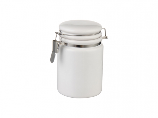 Barattolo da cucina in ceramica subl.con chiusura