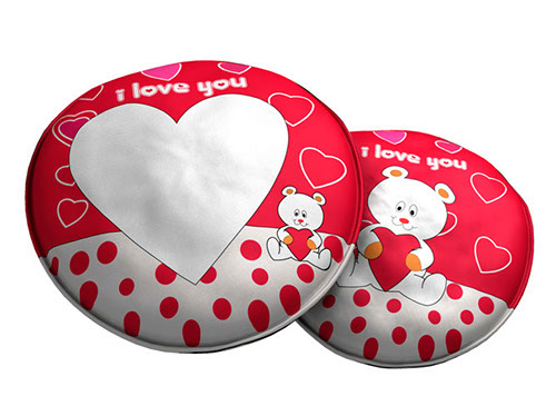 Federa tonda “i love you” Ø 380