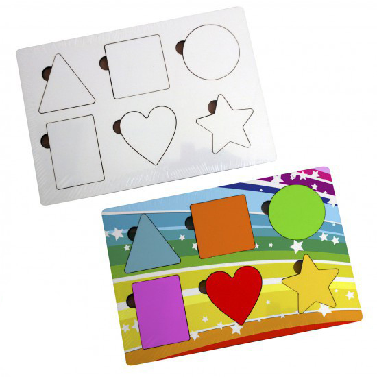 GIOCO DA TAVOLO FORME GEOMETRICHE 25X17
