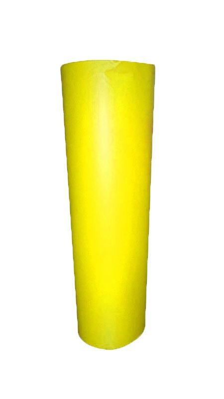 ROTOLO DI PVC ADESIVO GIALLO H 50 CM X 50 MTL