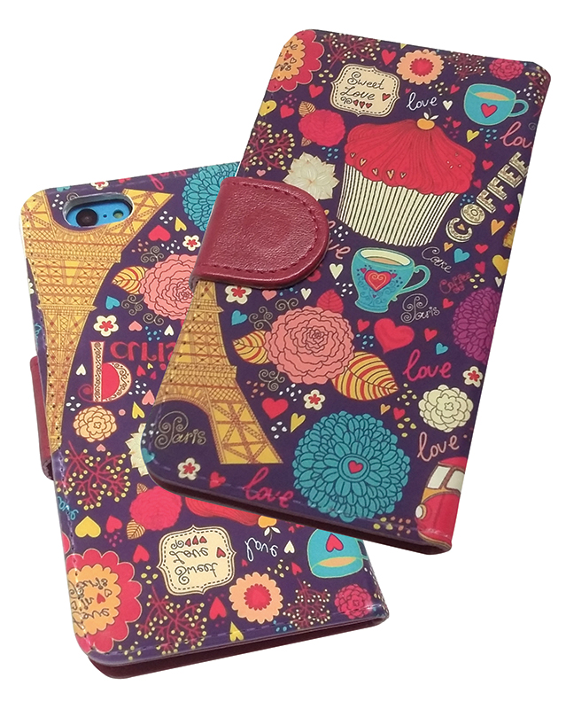 Cover rich. iPhone 7 similpelle stampa su 2 lati