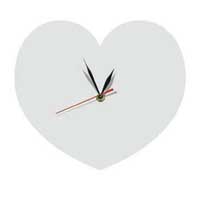 Orologio in HDF cuore (spessore 6mm)