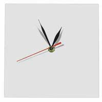 Orologio HDF quadrato bordi dritti (spessore 3mm)