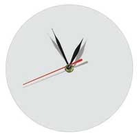 Orologio in HDF tondo (spessore 3mm)
