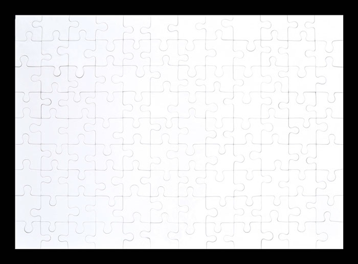 Puzzle in cartone rettangolare 285×400 108 tes.