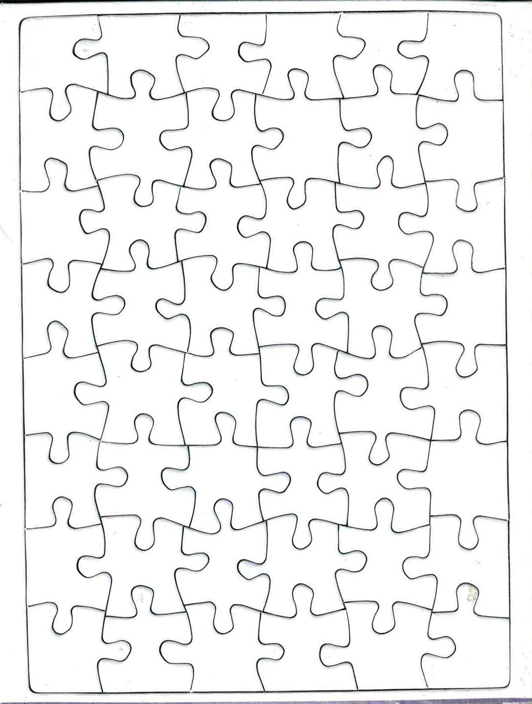 Puzzle in cartone rettangolare 125×175 48 tes.