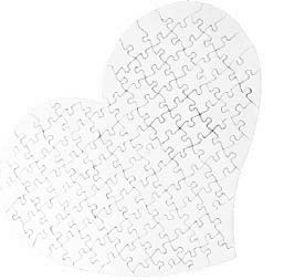 Puzzle in cartone cuore 200×245 58 tes.