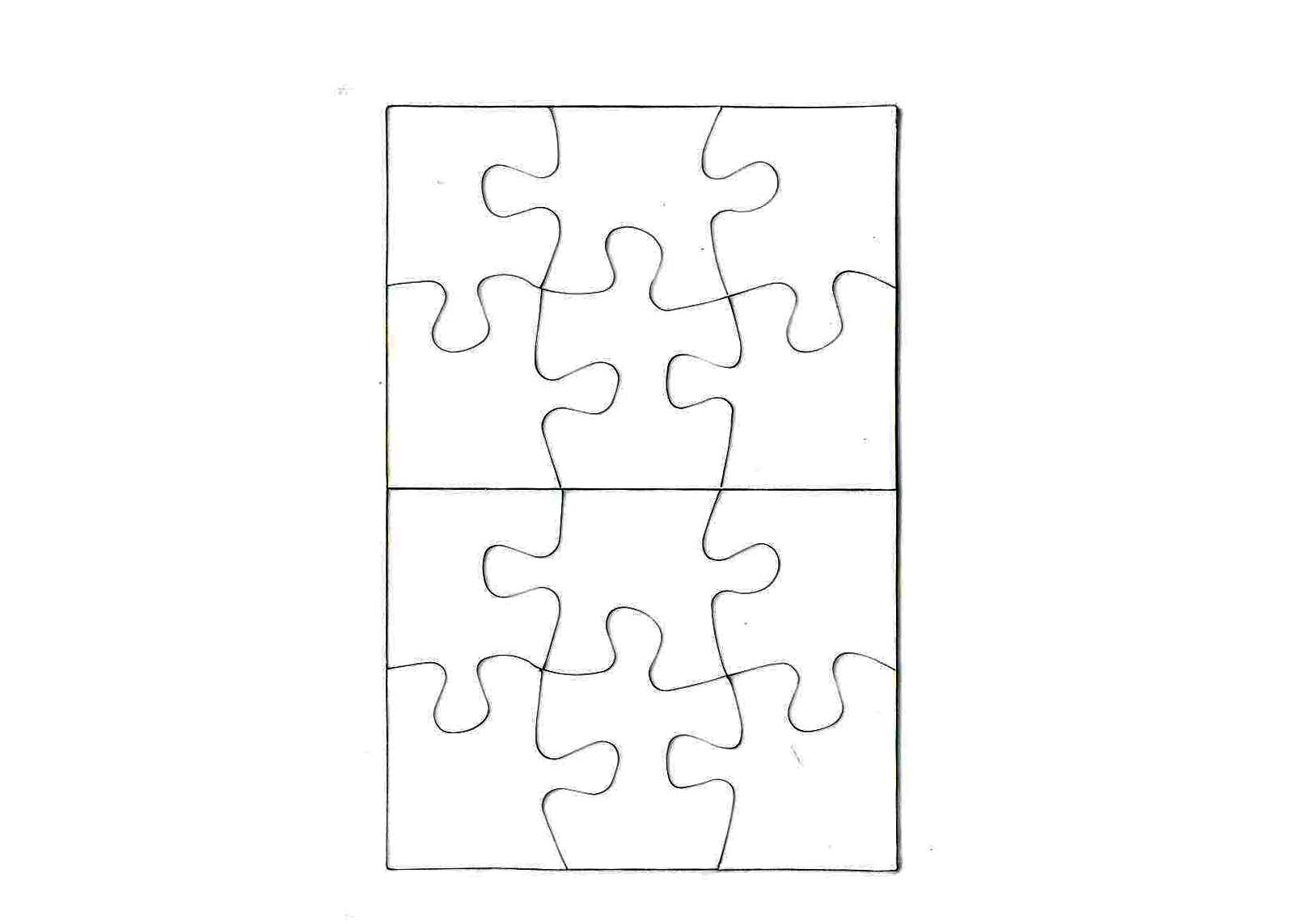 Puzzle in cart. rett. 60x80 6 tes.