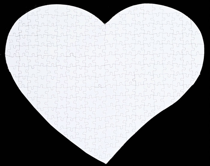 Puzzle Magnetico cuore 285×355 208 tes.