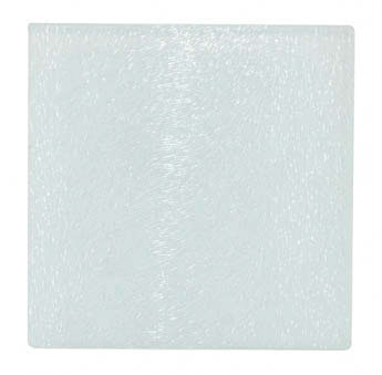 Sottobicchiere in vetro martellato quadrato 100×4