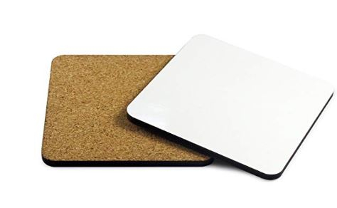 Sottobic HDF con retro sughero quadrato 96x96x4
