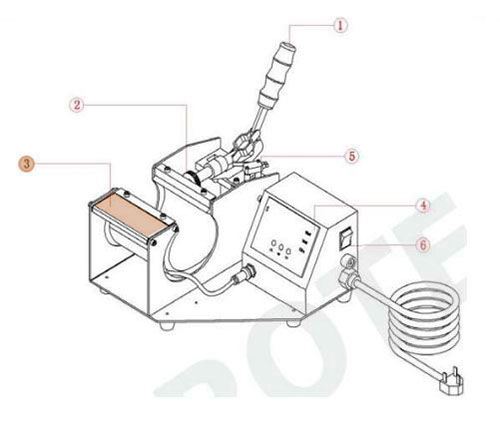 SUPPORTO PER LEVA DI CHIUSURA PER PRESSA PT70B