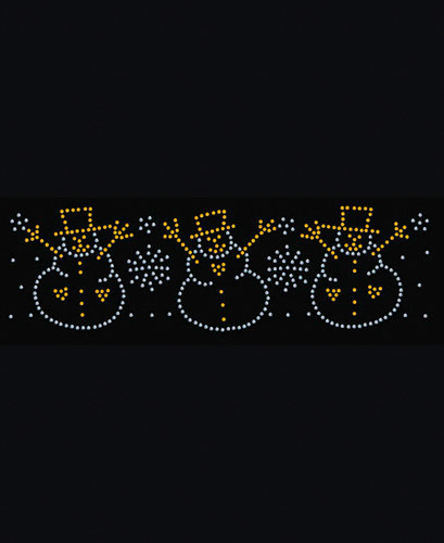 TRANSFER BORCHIE SNOWMEN-9 X 2.5