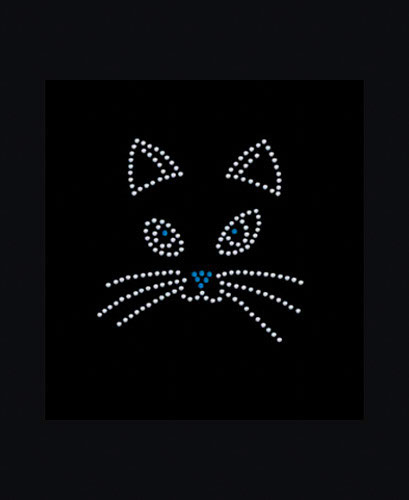 TRANSFER BORCHIE CAT FACE 3 X 3