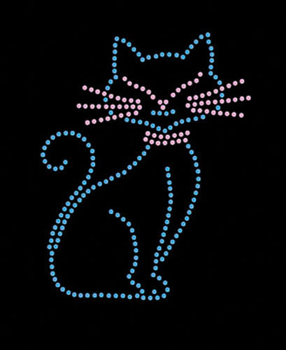 TRANSFER BORCHIE SMILING CAT 3.75 X 4.25