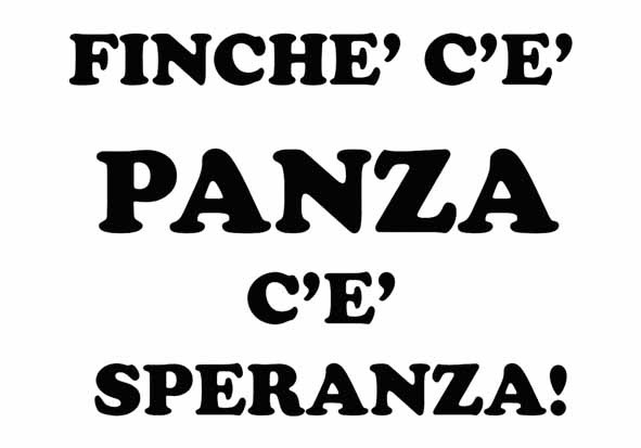 FOGLIO TRANSFER PANZA/SPERANZA NERO