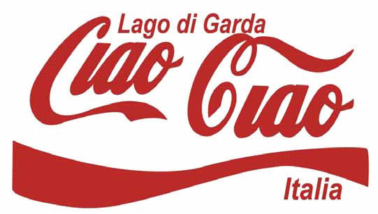 FG TRANSFER CIAO CIAO LAGO GARDA ROSSO 17,5X10