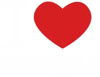 FOGLIO TRANSFER I LOVE NAPOLI BIANCO GRANDE