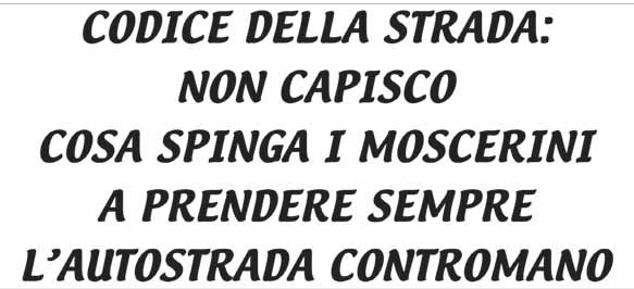 FOGLIO TRANSFER CODICE DELLA STRADA NERO