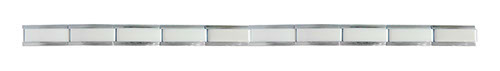 Stecca di 10 magl 9 mm bianco pers