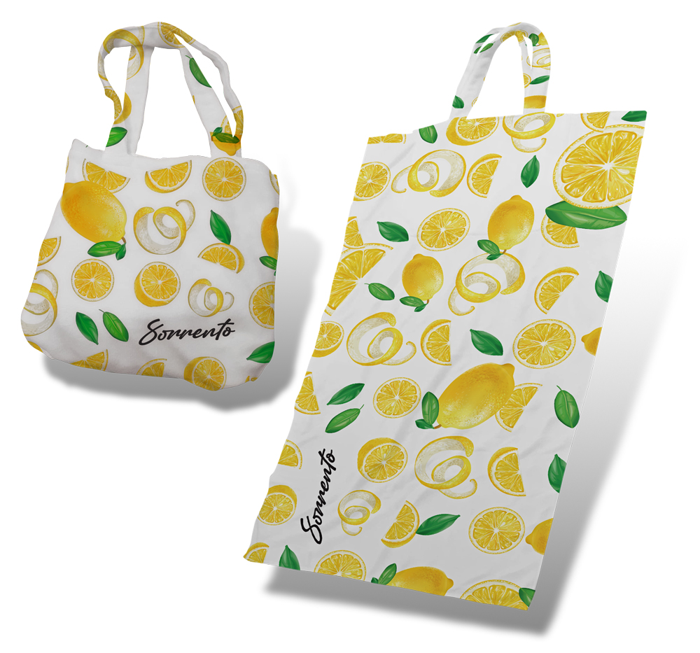 Borsa/telo da spiaggia in spugna sublimabile NC