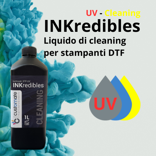 LIQUIDO DI CLEANING PER INCHIOSTRI DTF UV HD - 1lt