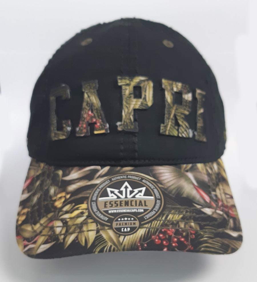 CAPPELLO BASEBALL CAPRI FLOWER VERDE GIUNGLA