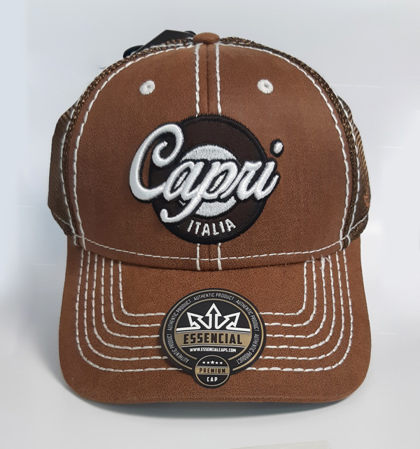 CAPPELLO BASEBALL CAPRI ITALIA OLI SKIN MARRONE