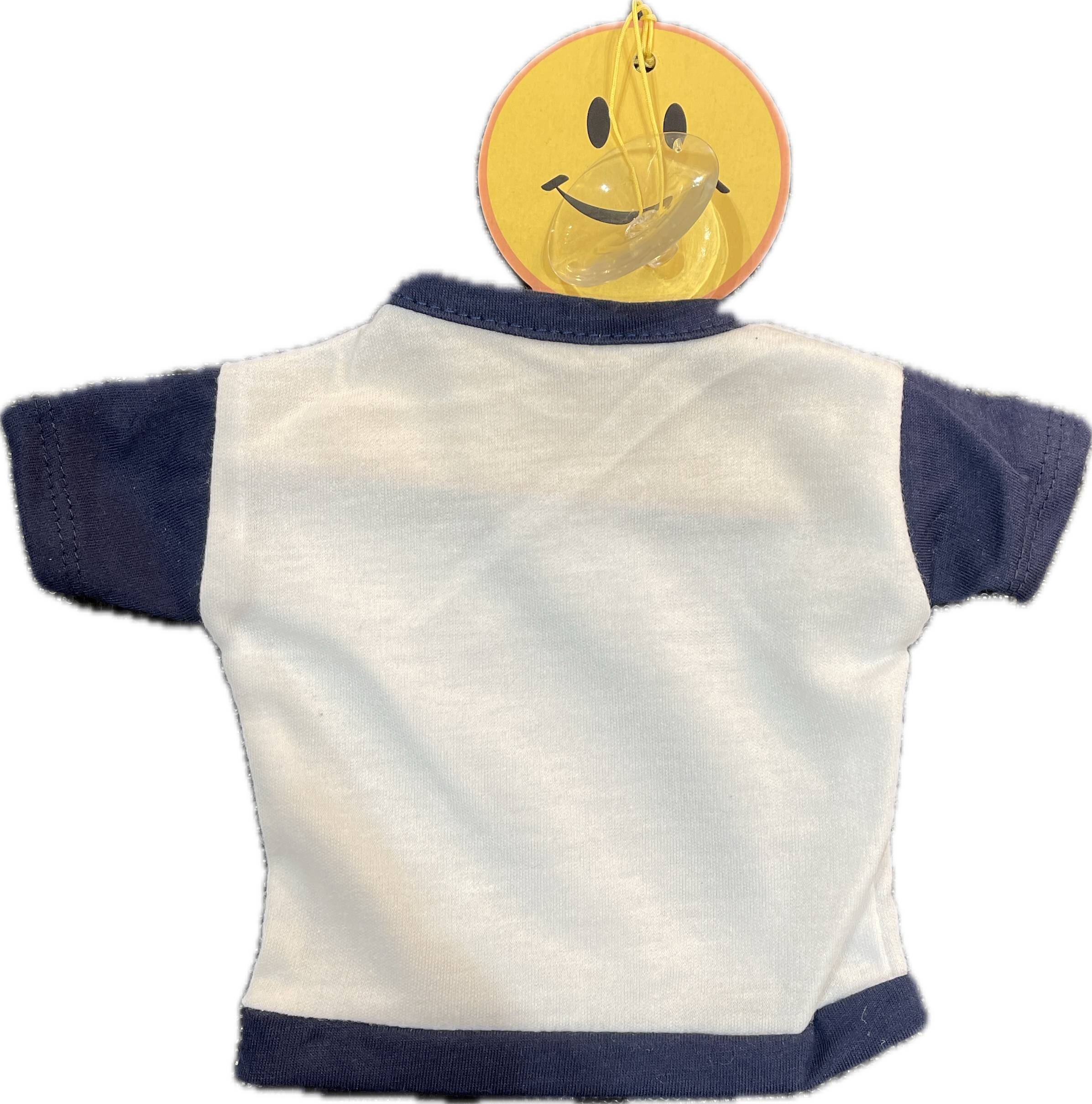 Mini t-shirt poliestere con maniche bordi colorati