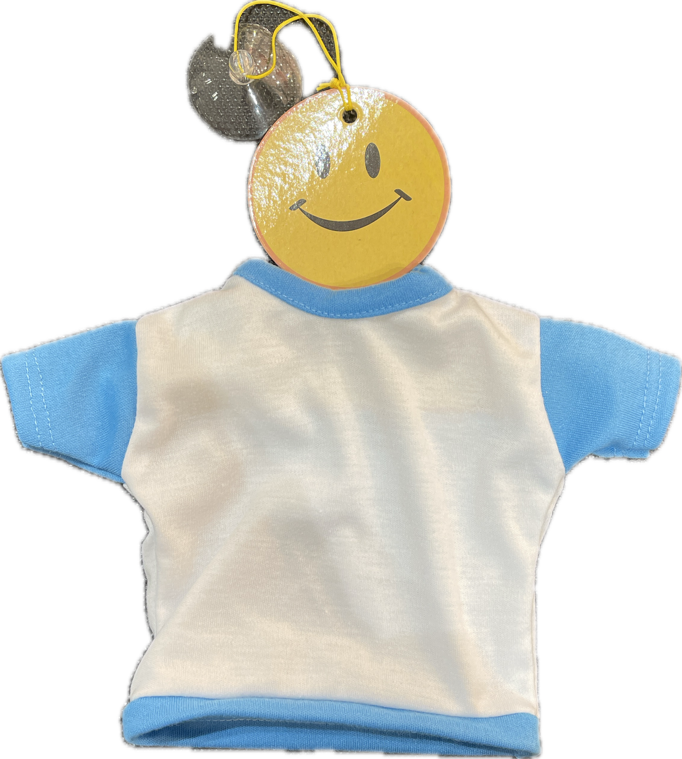 Mini t-shirt poliestere con maniche bordi colorati