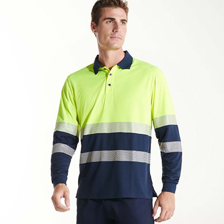 POLO TECNICA M/L ALTA VISIBILITA' VEGA