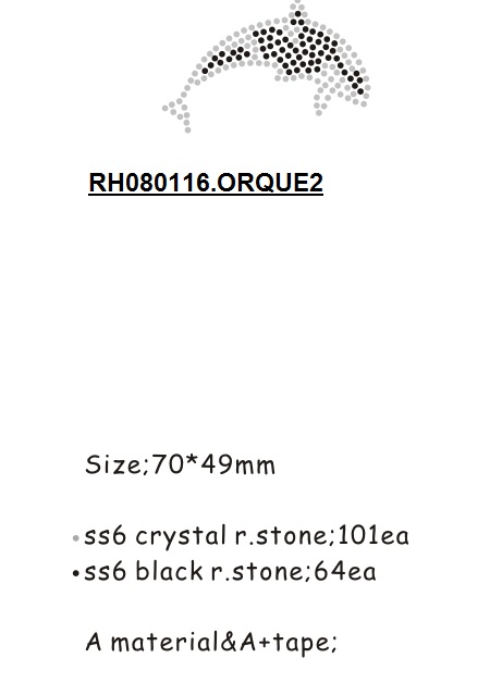 TRANSFER ORQUE SS6 CRY/BLACK 70*49cm – S/T