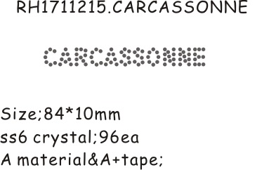 TRANSFER CARCASSONNE CRY SS6 GRADE A S/T