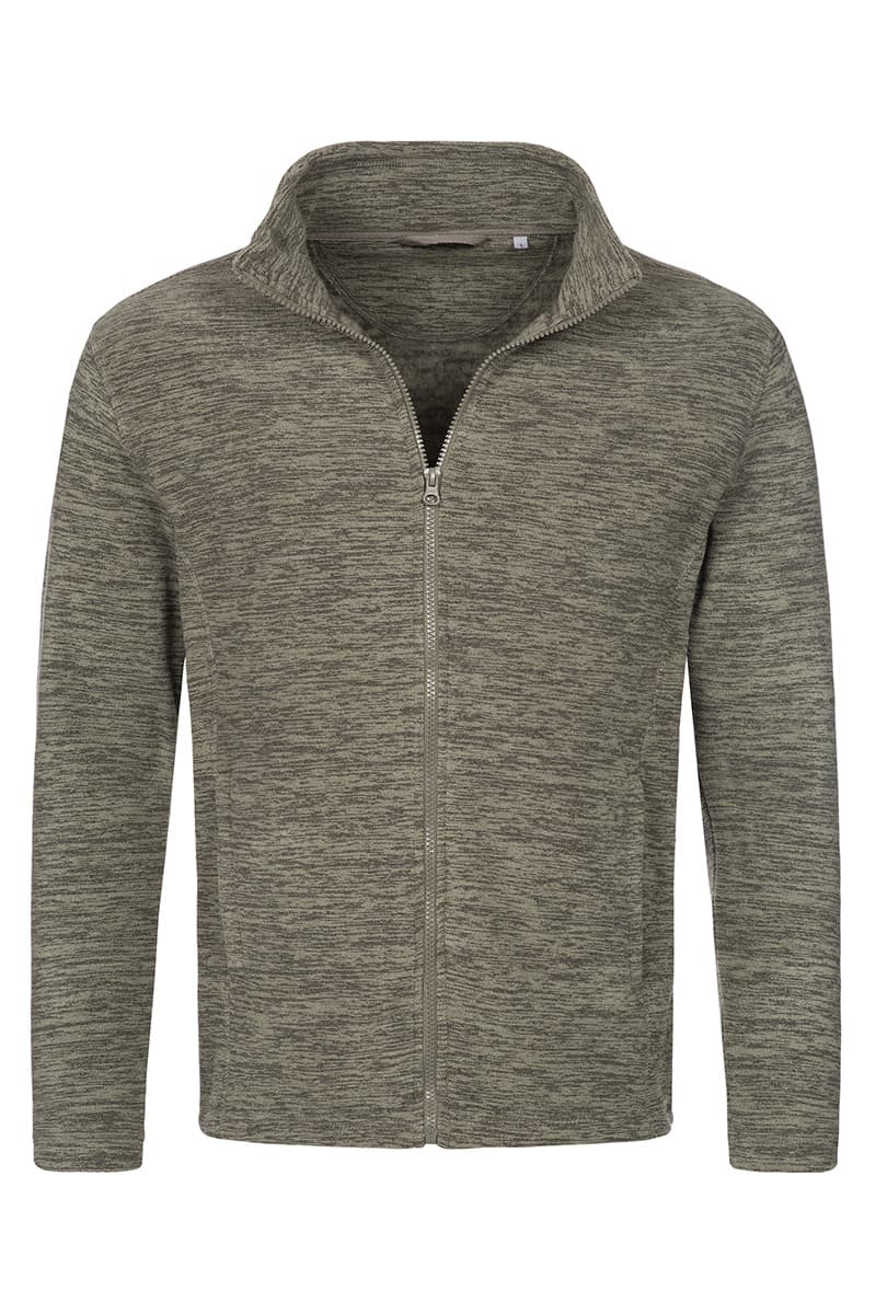 GIACCA IN PILE A MAGLIA ACTIVE MELANGE UOMO GIACCA IN PILE A MAGLIA ACTIVE MELANGE UOMO