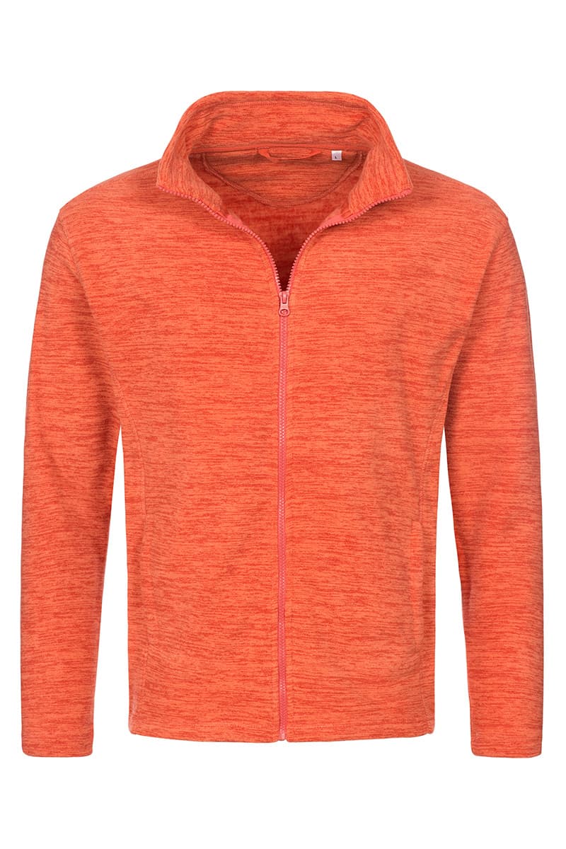 GIACCA IN PILE A MAGLIA ACTIVE MELANGE UOMO GIACCA IN PILE A MAGLIA ACTIVE MELANGE UOMO