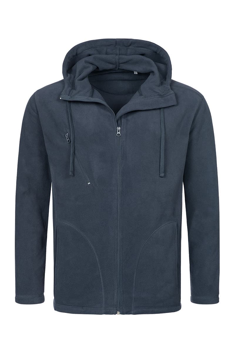 GIACCA DI PILE CON CAPPUCCIO DA UOMO GIACCA DI PILE CON CAPPUCCIO DA UOMO