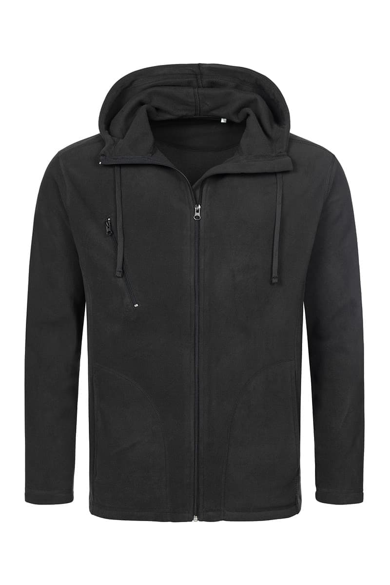 GIACCA DI PILE CON CAPPUCCIO DA UOMO GIACCA DI PILE CON CAPPUCCIO DA UOMO