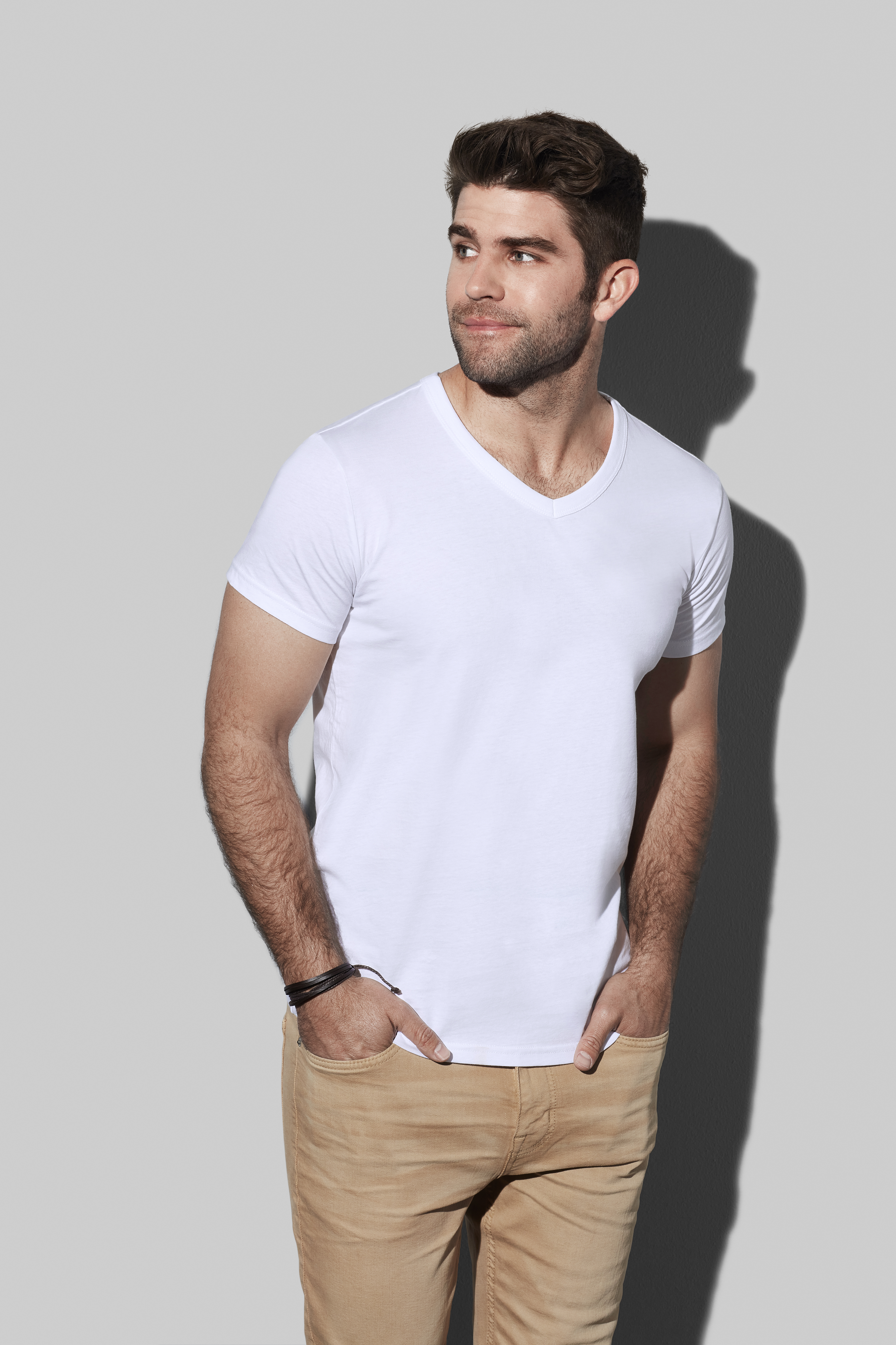 T-SHIRT M/C BEN SCOLLO A V UOMO T-SHIRT M/C BEN SCOLLO A V UOMO
