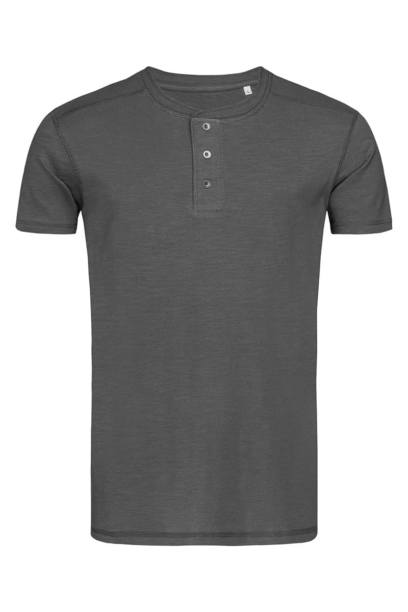T-SHIRT M/C HENLEY SLUB UOMO T-SHIRT M/C HENLEY SLUB UOMO
